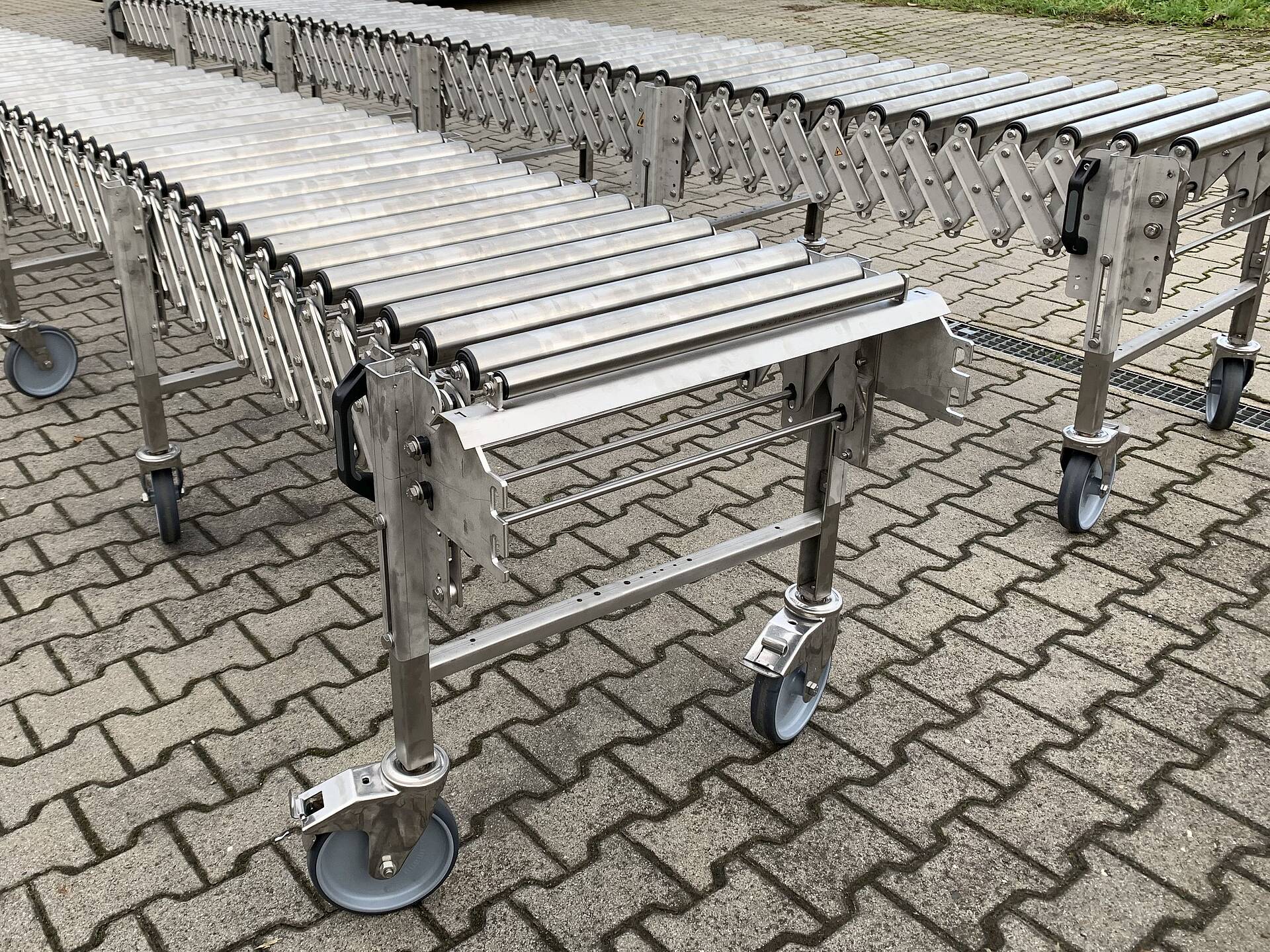 flex conveyor in stainless steel